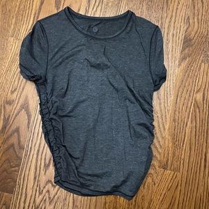 Dark Gray Lululemon crop top